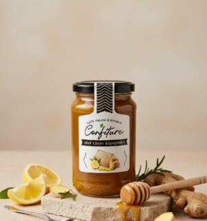 Confiture Miel Citron Gingembre