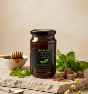 Miel Brut Infusé à la Menthe