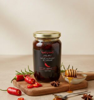 Miel Infusé au Piment de Cayenne